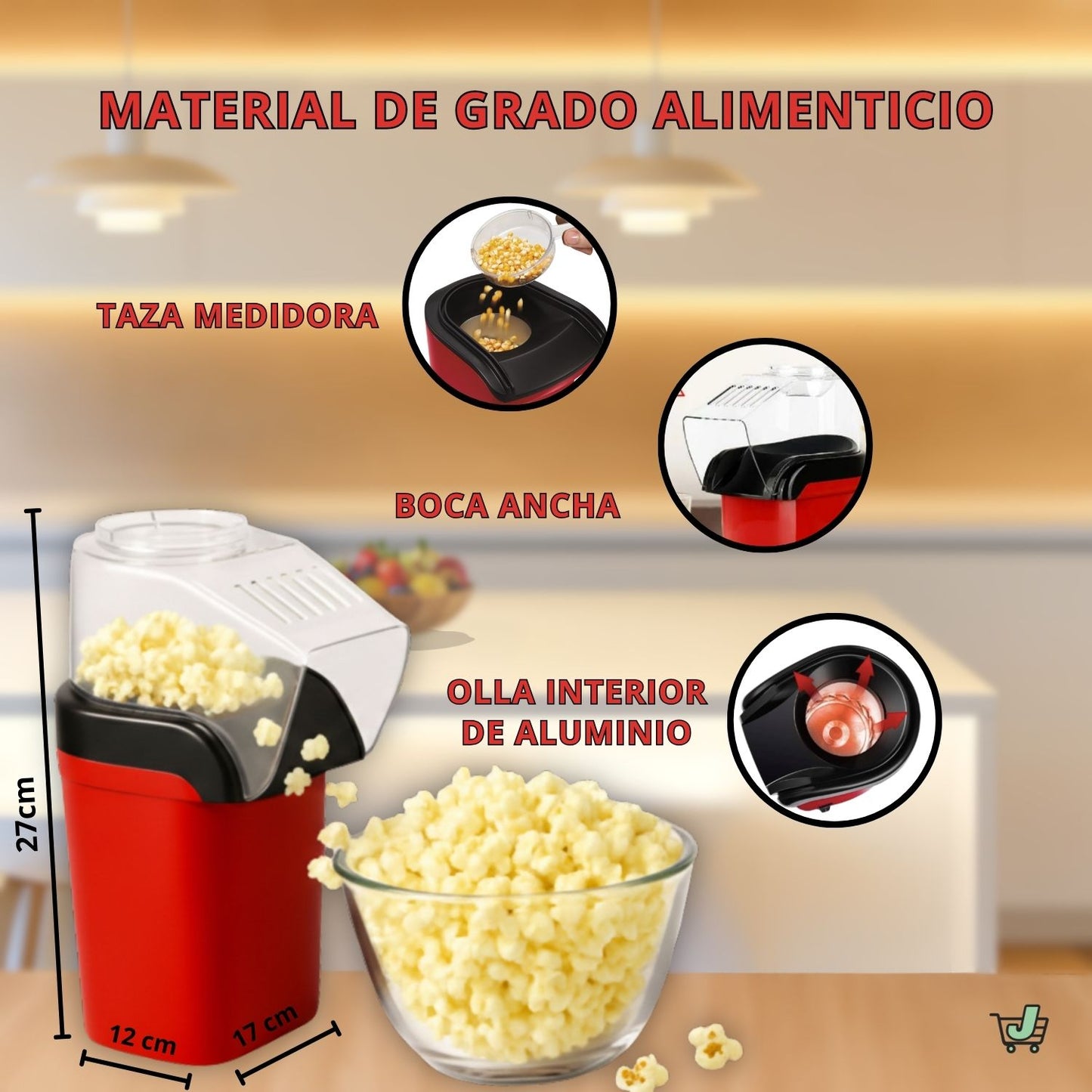Popcorn Air™ - Maquina de Palomitas + Envio Gratis