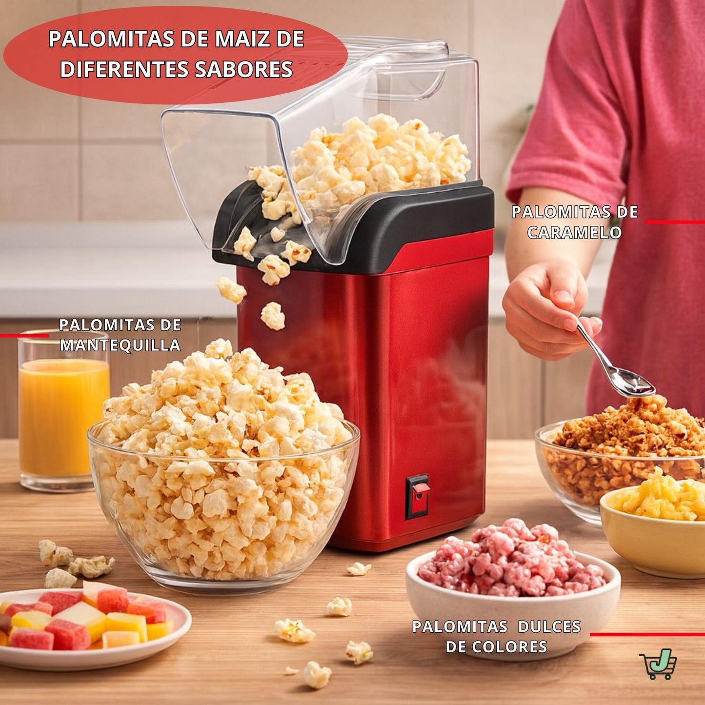 Popcorn Air™ - Maquina de Palomitas + Envio Gratis